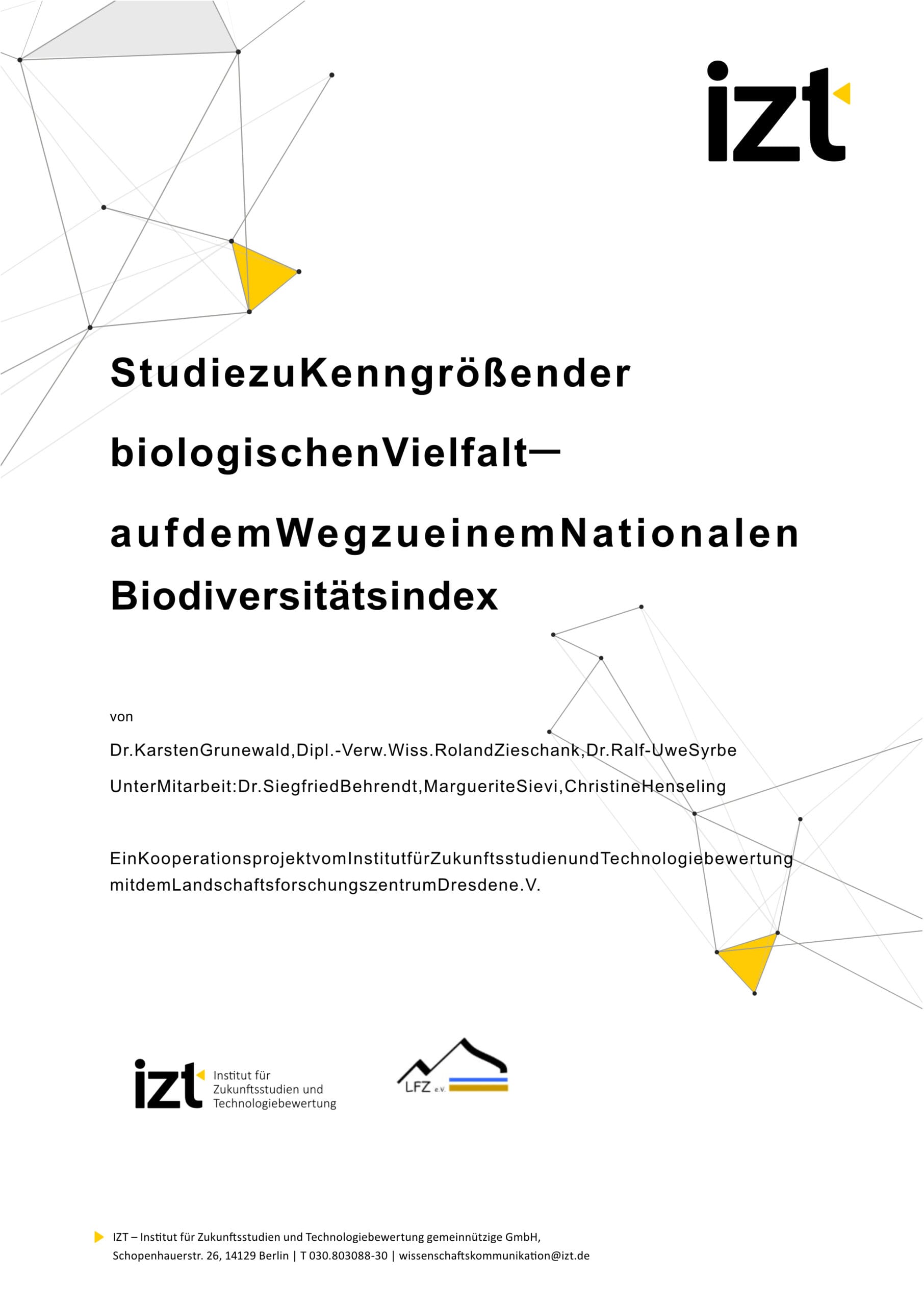 izt report template publication of biodiversity indicators 2025 izt lfz 2