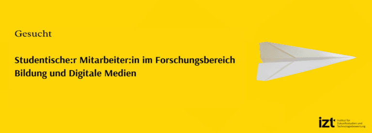 Studentischer mitarbeiter im forschungsbereich bildung und digitale medien