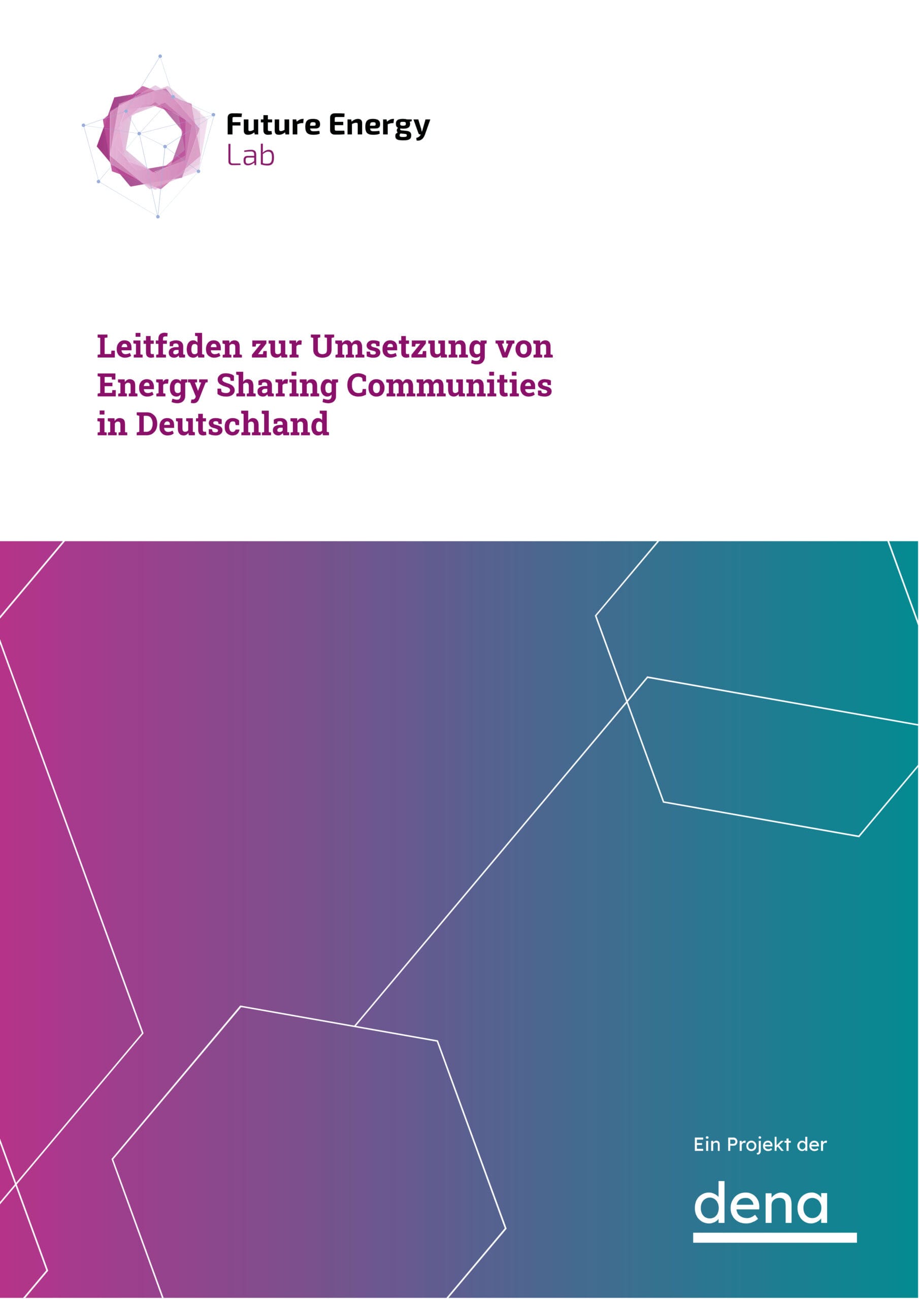 title page guidelines for the implementation of energy sharing communities guidelines for the implementation of energy sharing communities in germany
